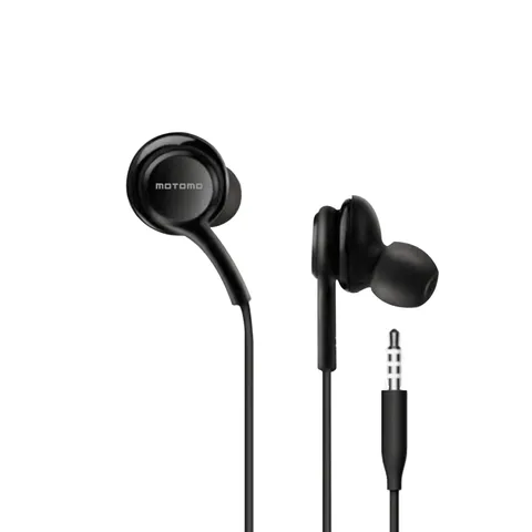 Audífonos In-ear Motomo Ph-44 Negro Control Volumen PH-44 Manos Libres Plug Negro
