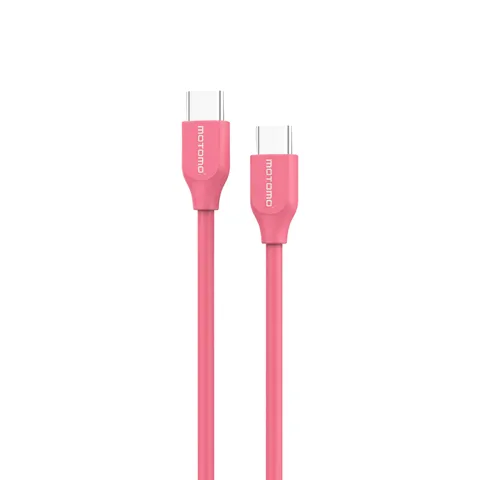 Cable Cargador Tipo C a Tipo C - 2.4A - 1 metro PDMAX-ROSE PD-Max 1000mm Tipo C a Tipo C Rose