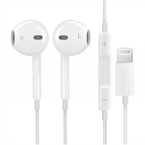 Audífonos Lightning Tipo Original Micrófono Integrado Earpods Lightning Connector Directo
